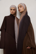 Ombre Modal Hijab - Chocolate Rose