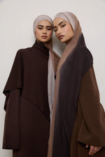 Ombre Modal Hijab - Chocolate Rose