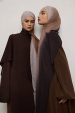 Ombre Modal Hijab - Chocolate Rose