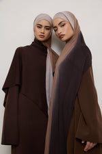 Ombre Modal Hijab - Chocolate Rose