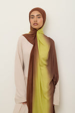 Ombre Modal Hijab - Citrus Fudge