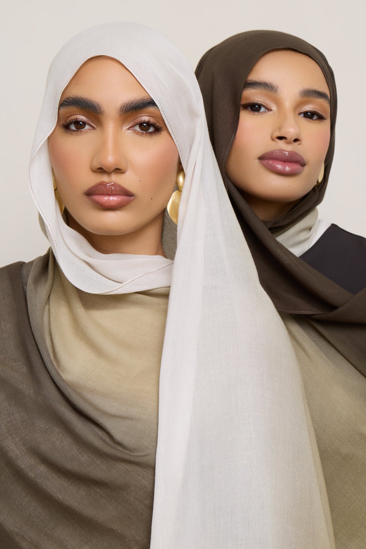 Ombre Modal Hijab - Cocoa Peaks