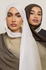 Ombre Modal Hijab - Cocoa Peaks