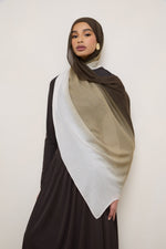 Ombre Modal Hijab - Cocoa Peaks