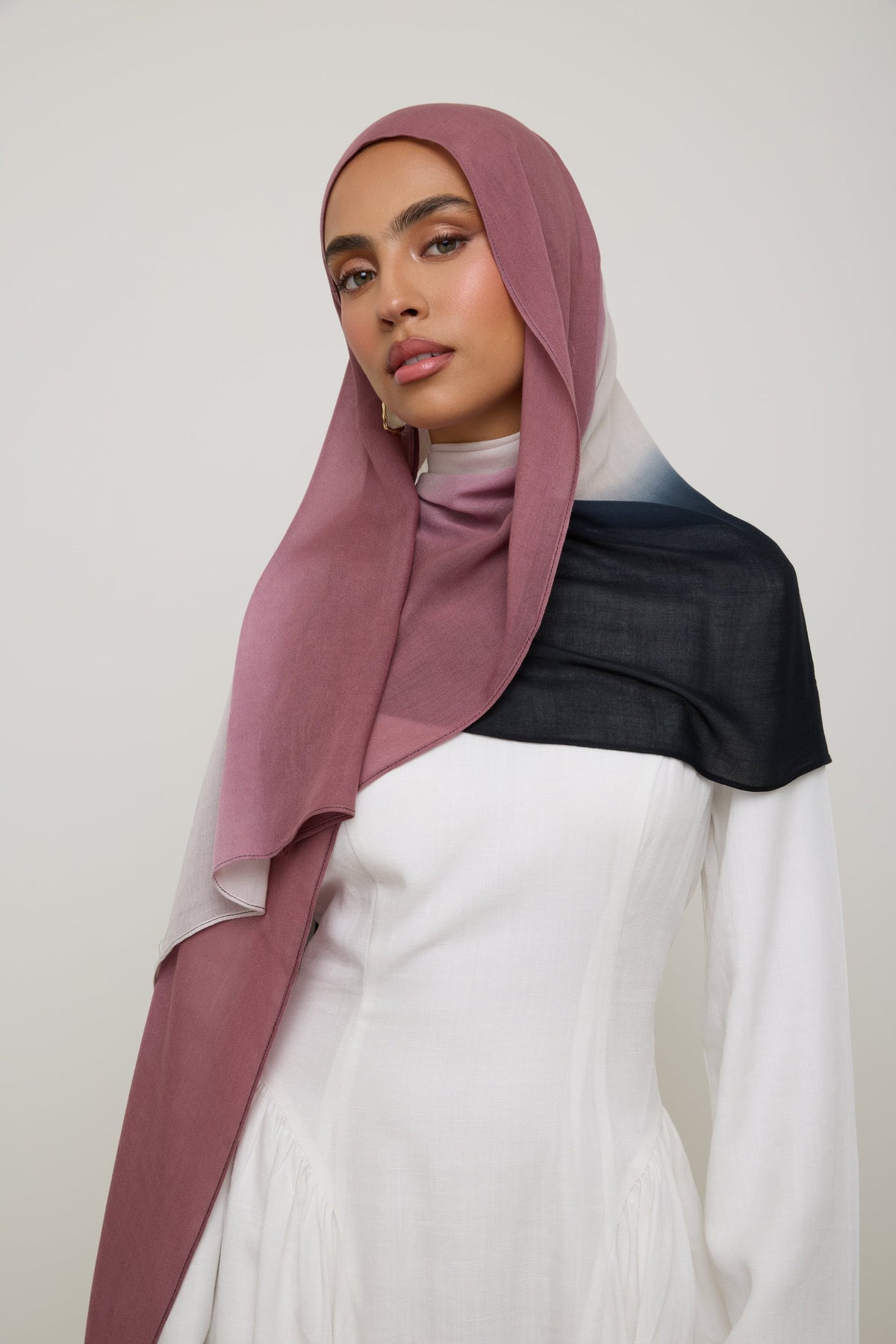 Ombre Modal Hijab - Deco Noir