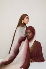 Ombre Modal Hijab - Desert Palm