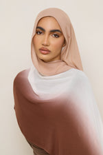 Ombre Modal Hijab - Earthy Neutrals