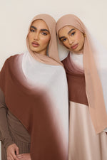 Ombre Modal Hijab - Earthy Neutrals
