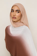 Ombre Modal Hijab - Earthy Neutrals