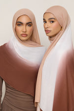 Ombre Modal Hijab - Earthy Neutrals