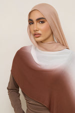 Ombre Modal Hijab - Earthy Neutrals