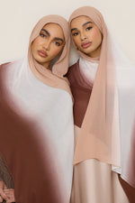 Ombre Modal Hijab - Earthy Neutrals
