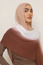 Ombre Modal Hijab - Earthy Neutrals