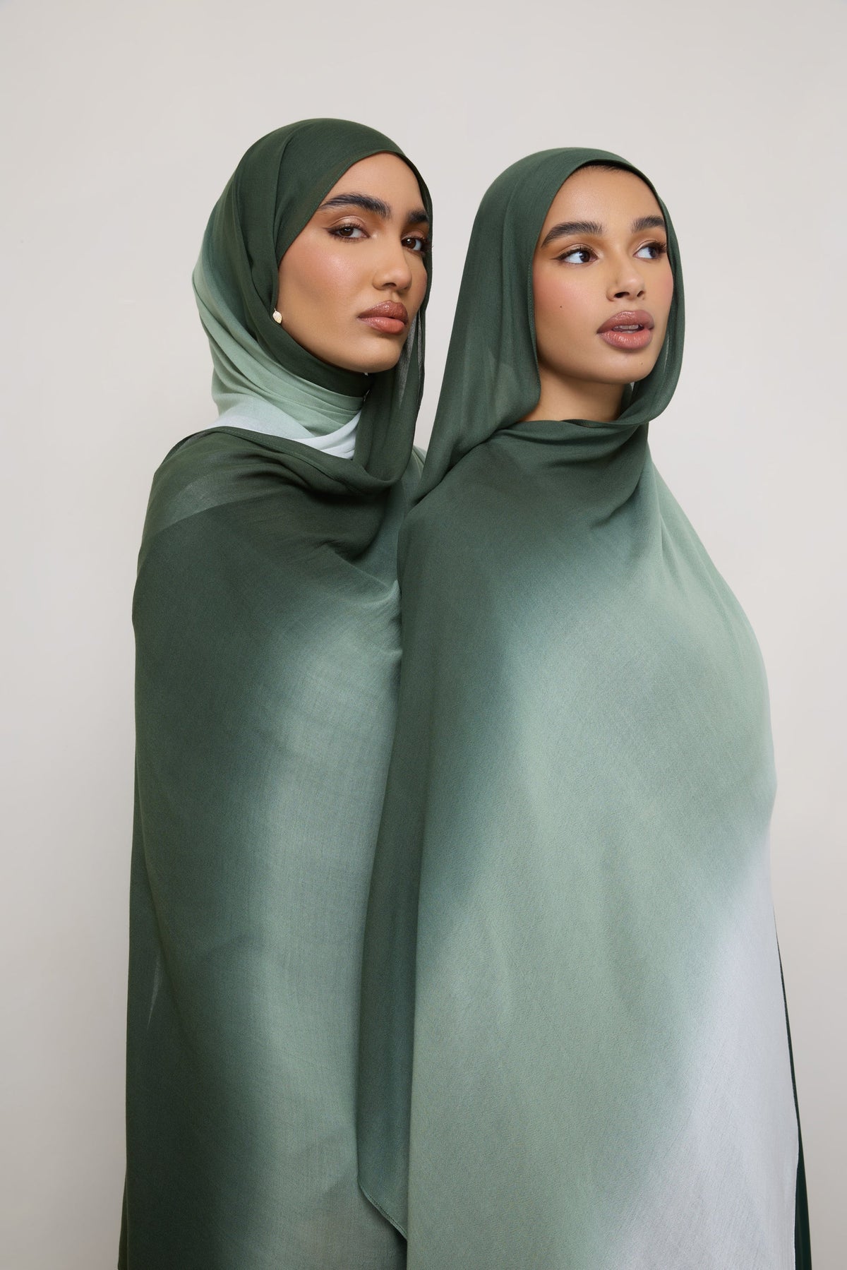 Ombre Modal Hijab - Forest Haze