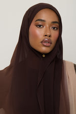 Ombre Modal Hijab - French Roast