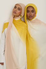 Ombre Modal Hijab - Golden Blush