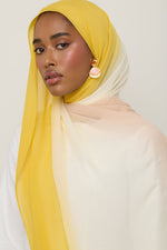 Ombre Modal Hijab - Golden Blush