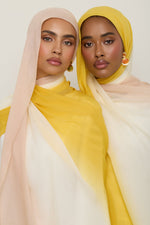 Ombre Modal Hijab - Golden Blush