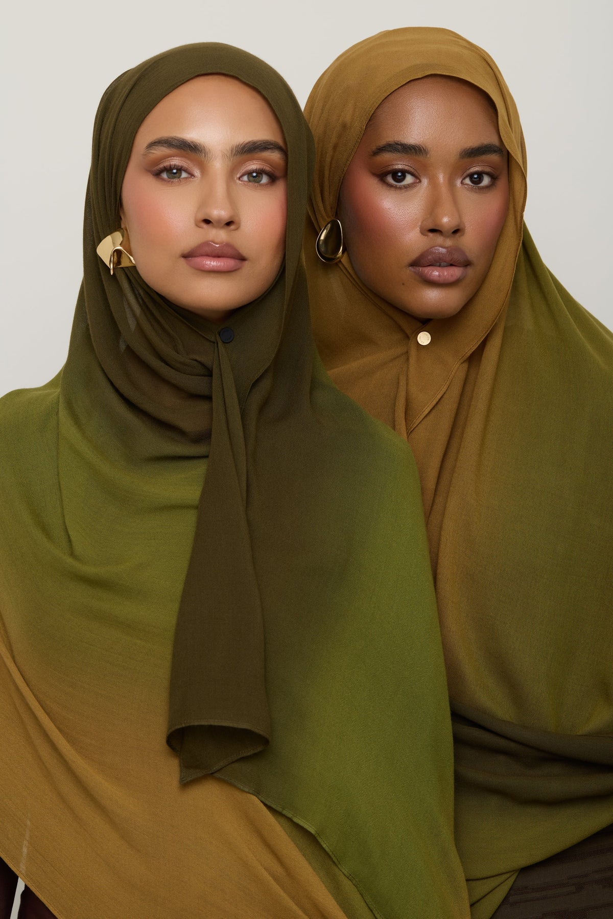 Ombre Modal Hijab - Golden Grove