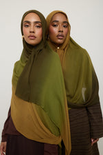 Ombre Modal Hijab - Golden Grove