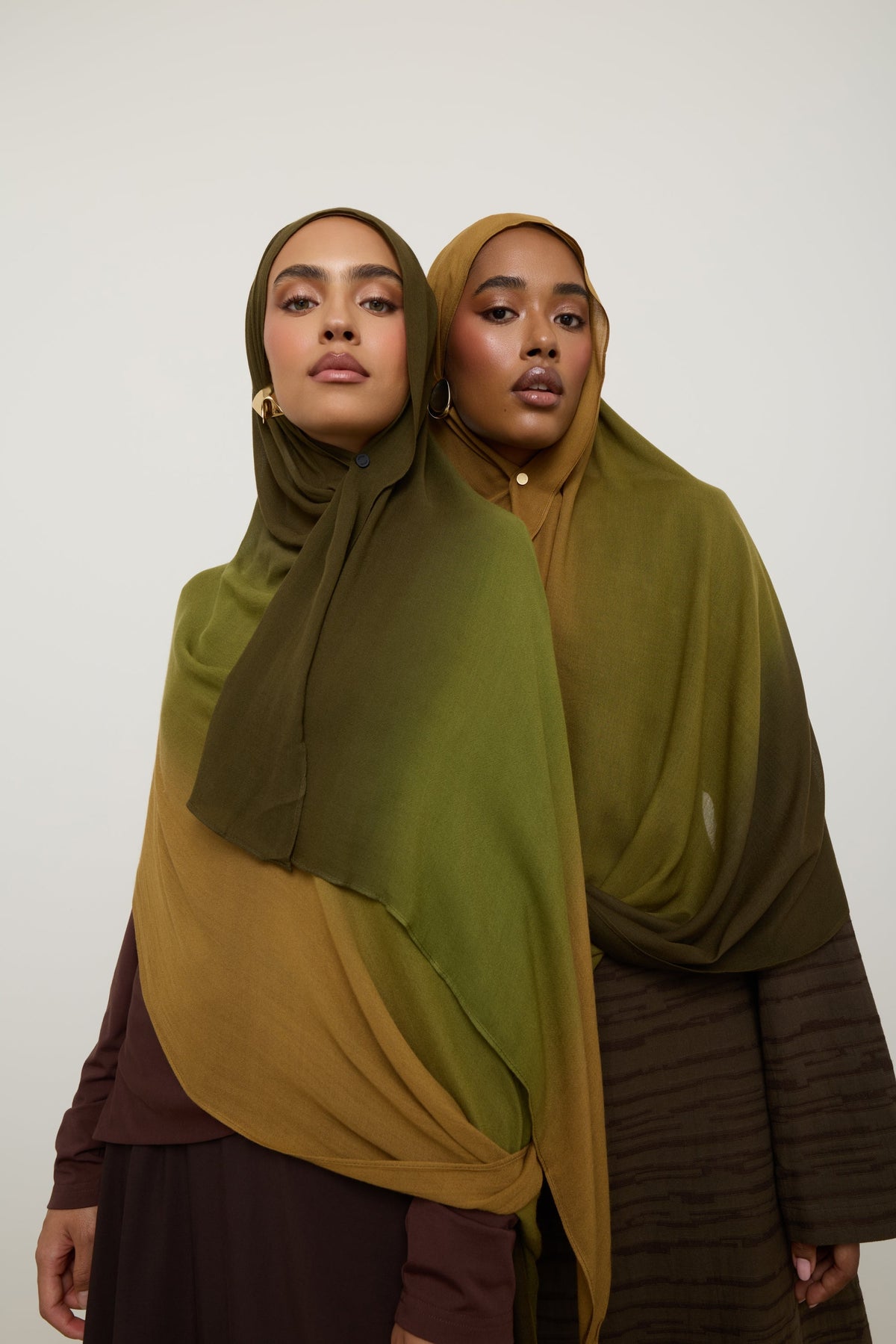 Ombre Modal Hijab - Golden Grove