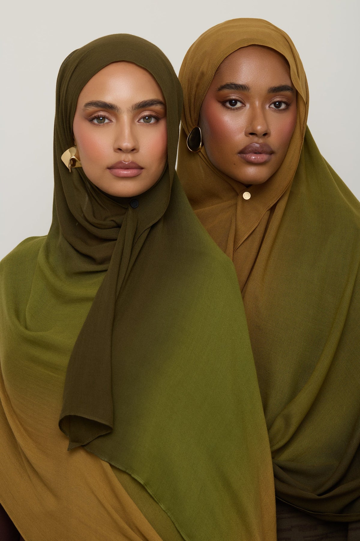 Ombre Modal Hijab - Golden Grove