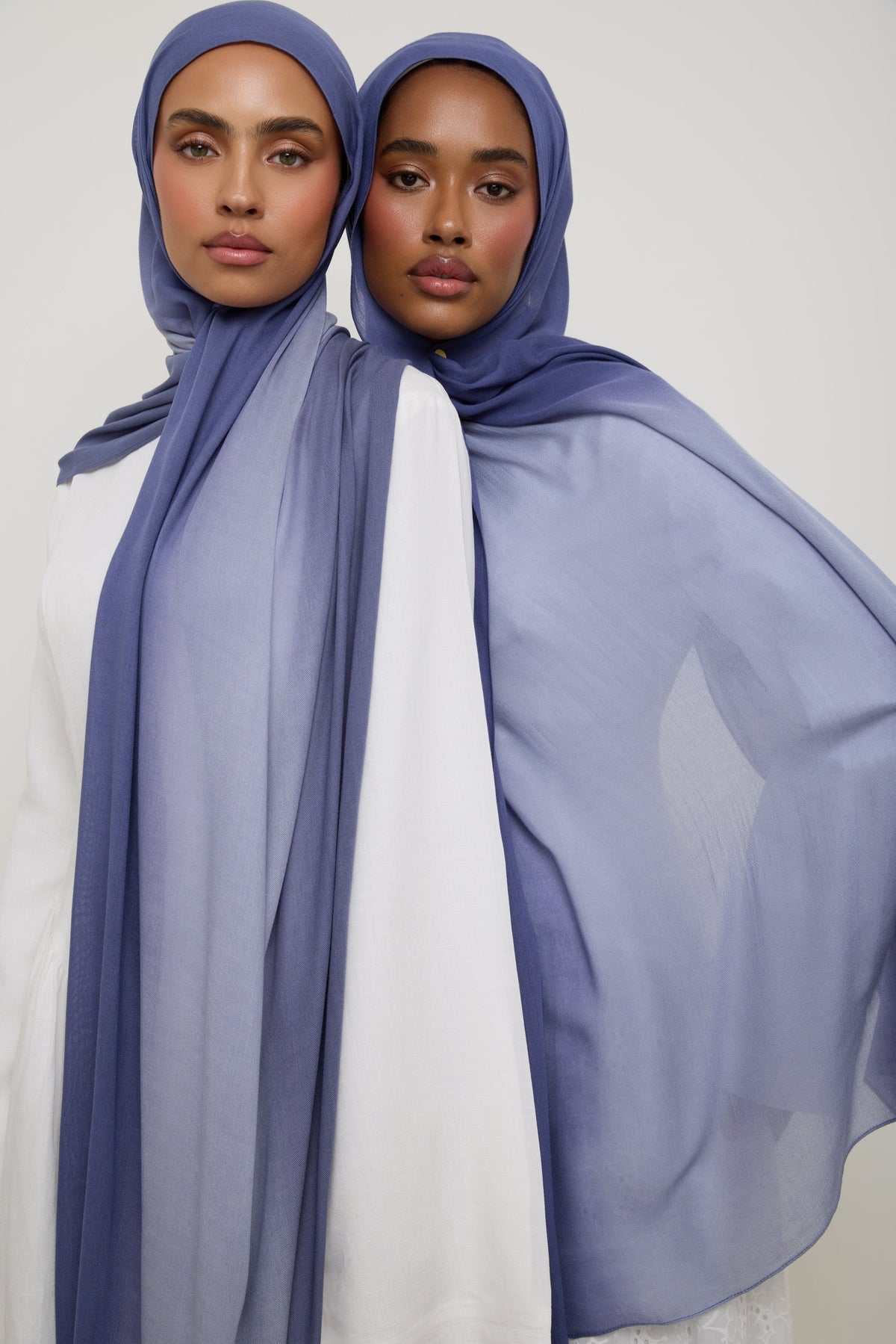 Ombre Modal Hijab - Granite