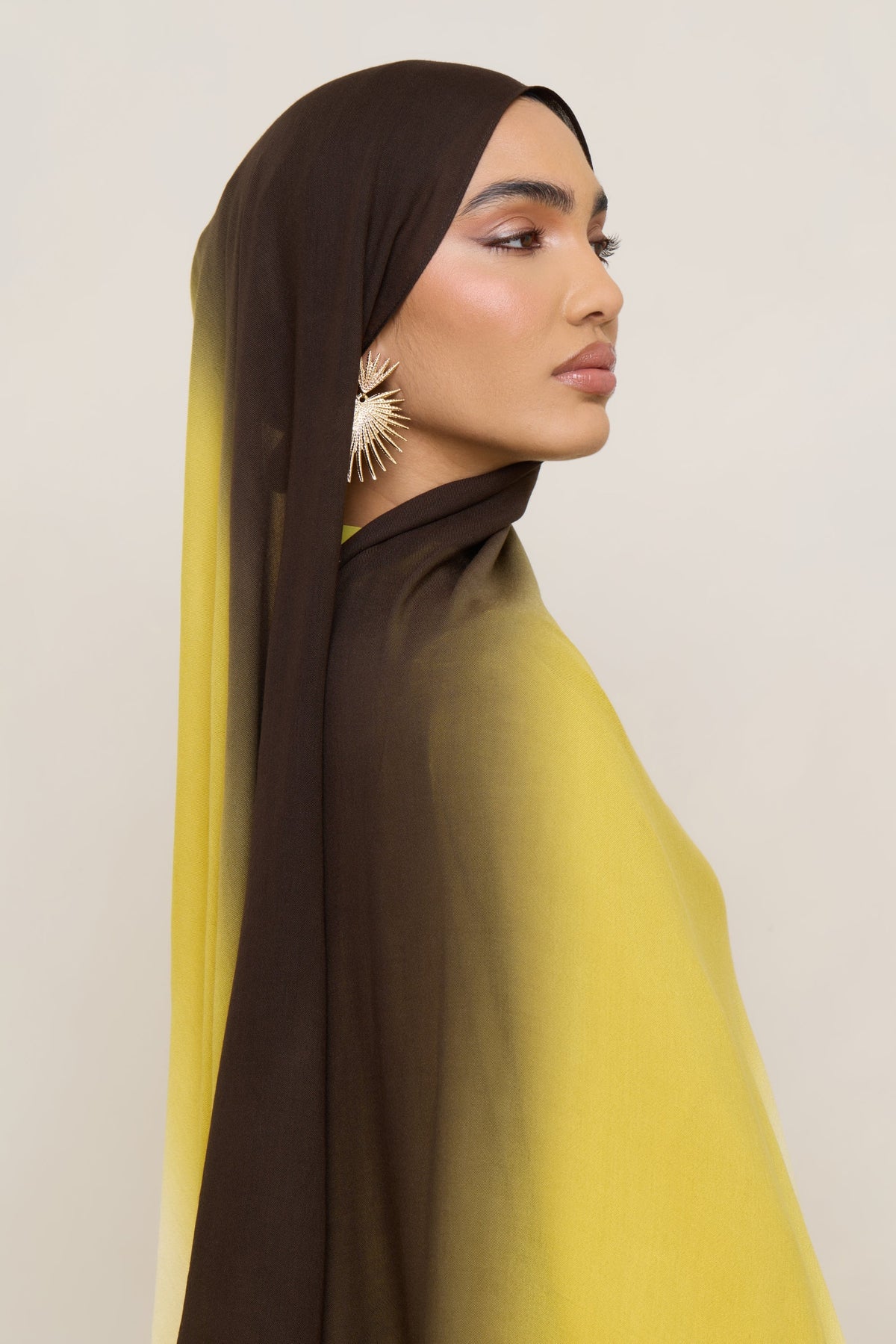 Ombre Modal Hijab - Honeycomb