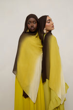 Ombre Modal Hijab - Honeycomb