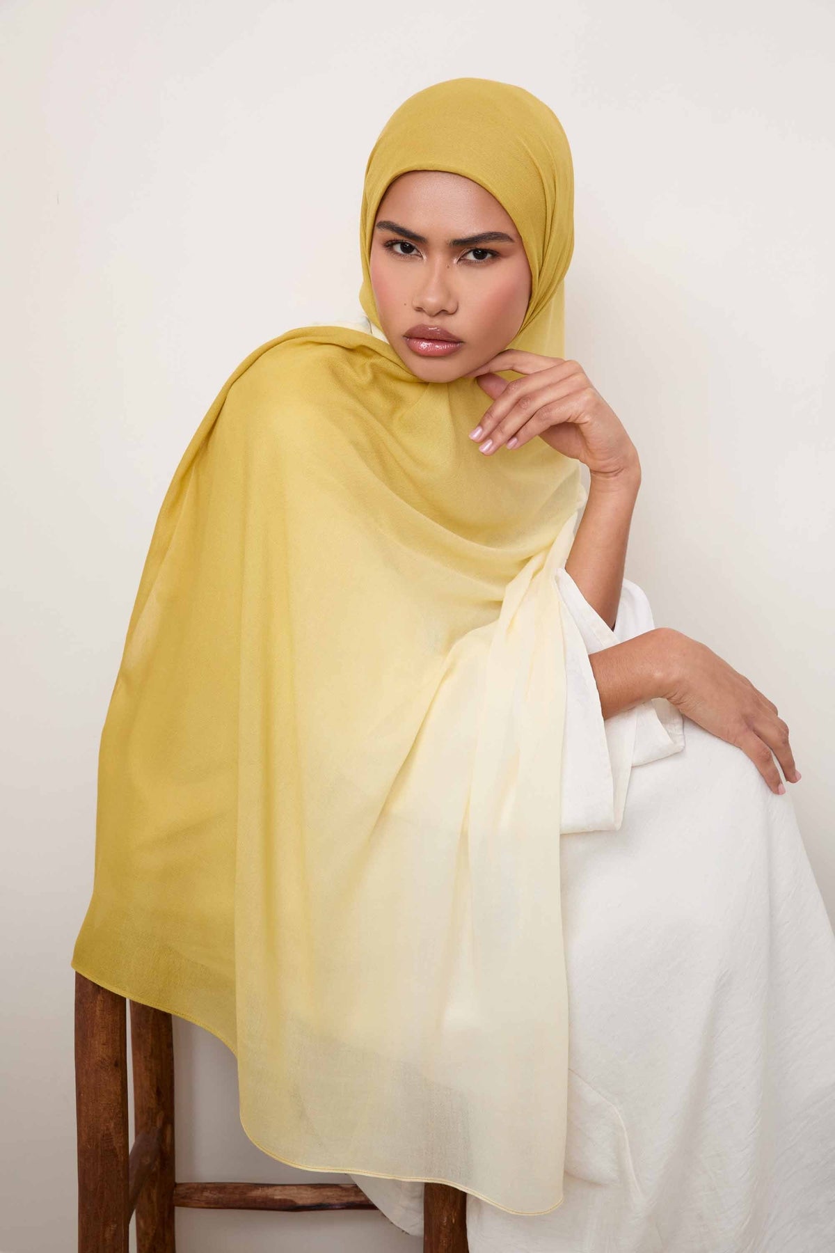 Ombre Modal Hijab - Limon