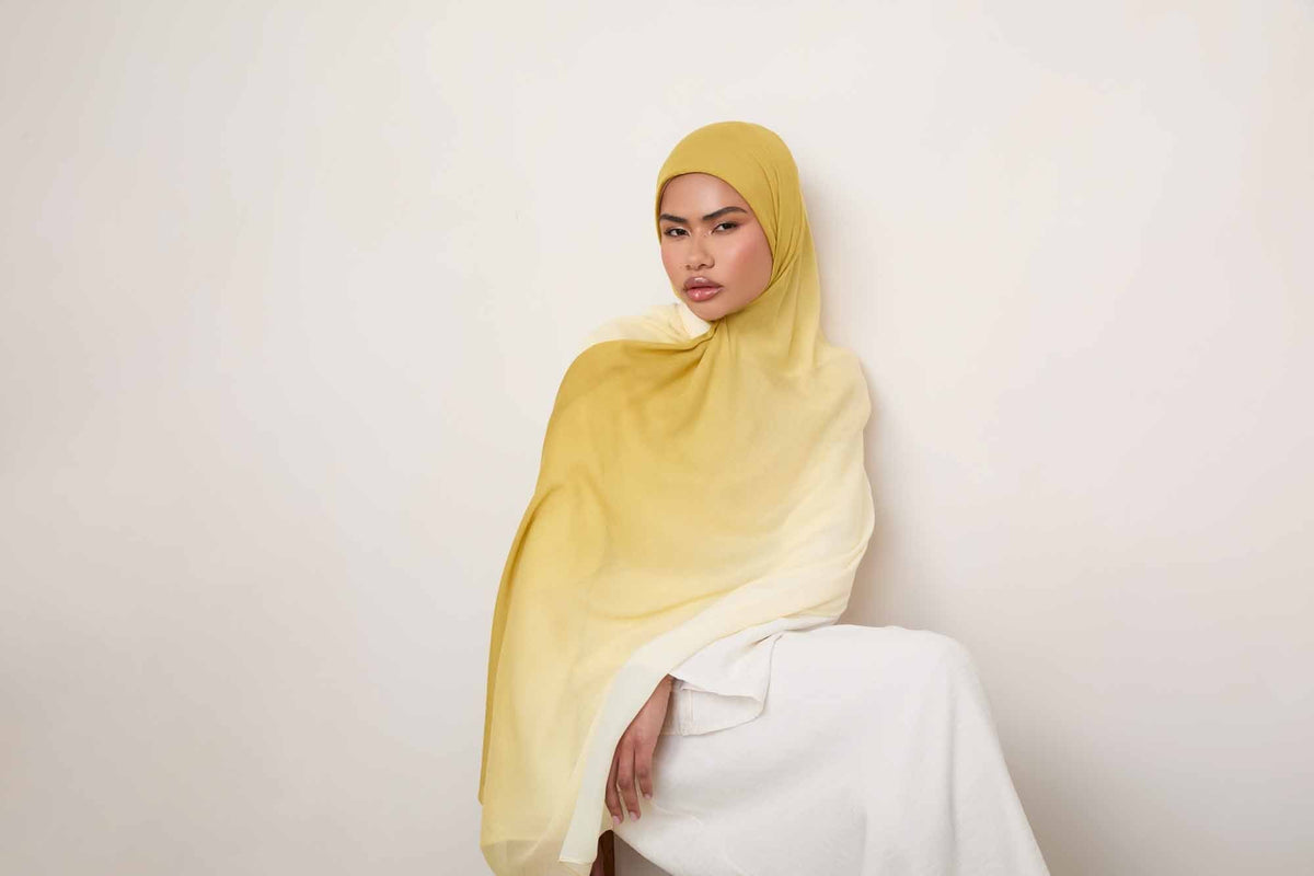 Ombre Modal Hijab - Limon