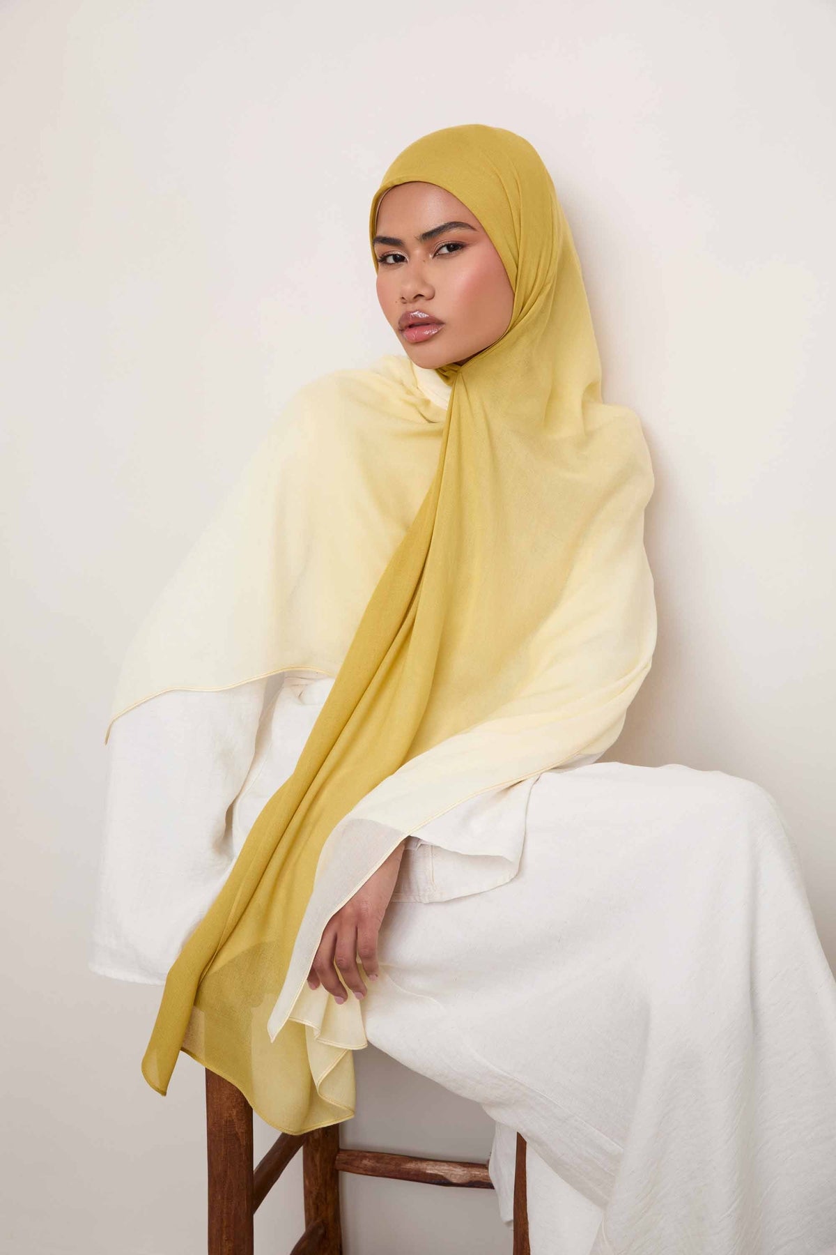 Ombre Modal Hijab - Limon