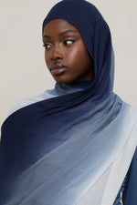 Ombre Modal Hijab - Midnight Mist