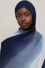 Ombre Modal Hijab - Midnight Mist