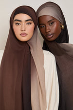 Ombre Modal Hijab - Mocha Meringue