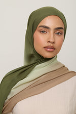 Ombre Modal Hijab - Moss