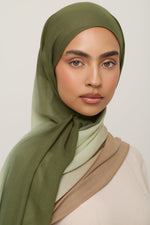 Ombre Modal Hijab - Moss
