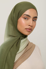 Ombre Modal Hijab - Moss