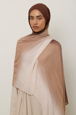 Ombre Modal Hijab - Nougat Sand