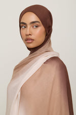 Ombre Modal Hijab - Nougat Sand