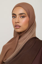 Ombre Modal Hijab - Nutmeg Latte