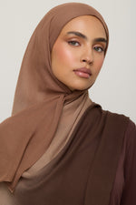 Ombre Modal Hijab - Nutmeg Latte