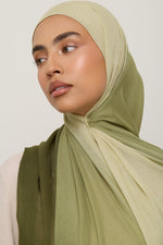 Ombre Modal Hijab - Olive