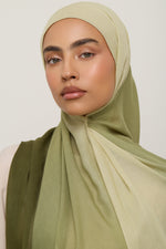 Ombre Modal Hijab - Olive