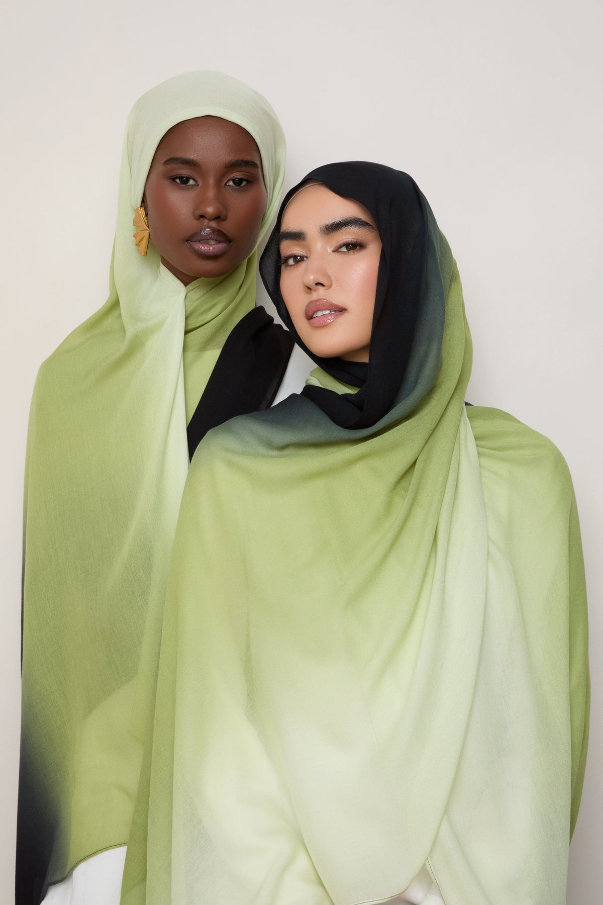Ombre Modal Hijab - Peridot