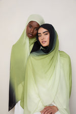 Ombre Modal Hijab - Peridot
