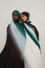 Ombre Modal Hijab - Rainforest Mist