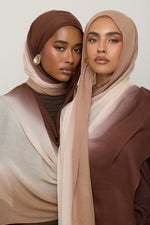Ombre Modal Hijab - Sand Dollar