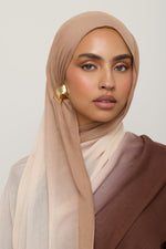 Ombre Modal Hijab - Sand Dollar