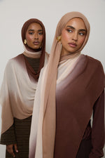 Ombre Modal Hijab - Sand Dollar